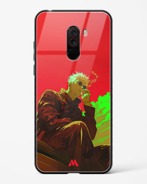 Scarlet Skies Serene Eyes Glass Case Phone Cover (Xiaomi)