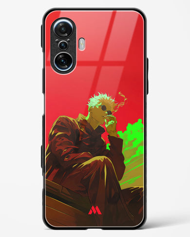 Scarlet Skies Serene Eyes Glass Case Phone Cover (Xiaomi)