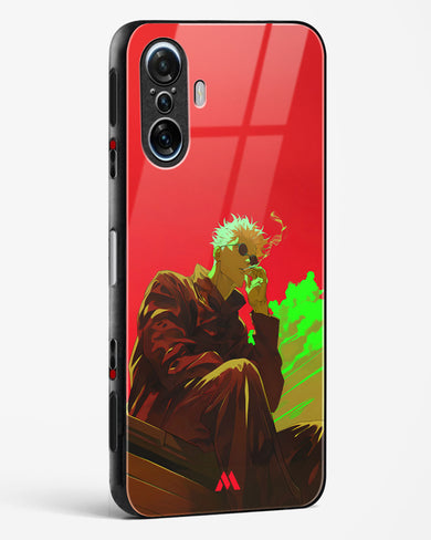 Scarlet Skies Serene Eyes Glass Case Phone Cover (Xiaomi)