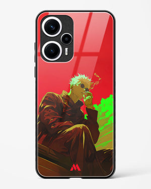 Scarlet Skies Serene Eyes Glass Case Phone Cover (Xiaomi)