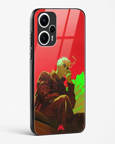 Scarlet Skies Serene Eyes Glass Case Phone Cover (Xiaomi)