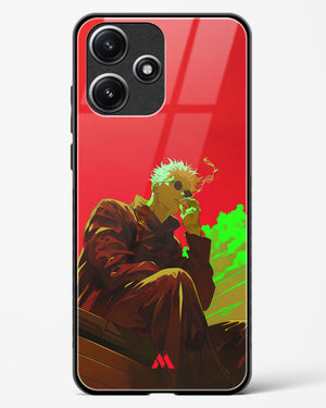 Scarlet Skies Serene Eyes Glass Case Phone Cover (Xiaomi)