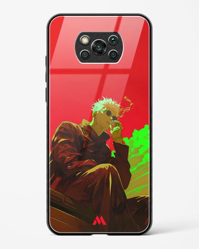 Scarlet Skies Serene Eyes Glass Case Phone Cover (Xiaomi)