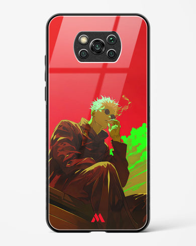 Scarlet Skies Serene Eyes Glass Case Phone Cover (Xiaomi)