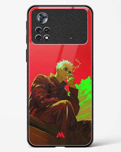 Scarlet Skies Serene Eyes Glass Case Phone Cover (Xiaomi)