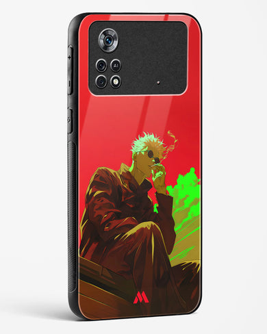 Scarlet Skies Serene Eyes Glass Case Phone Cover (Xiaomi)