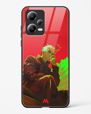 Scarlet Skies Serene Eyes Glass Case Phone Cover (Xiaomi)