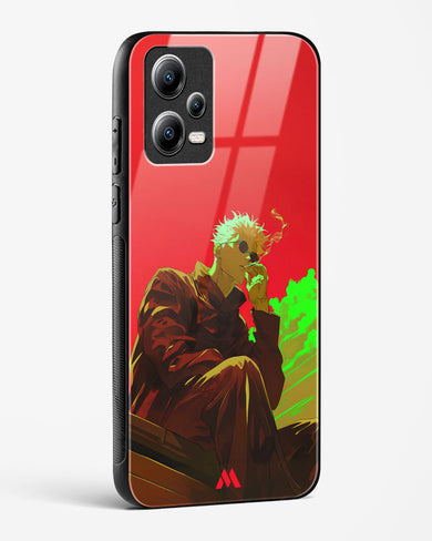 Scarlet Skies Serene Eyes Glass Case Phone Cover (Xiaomi)