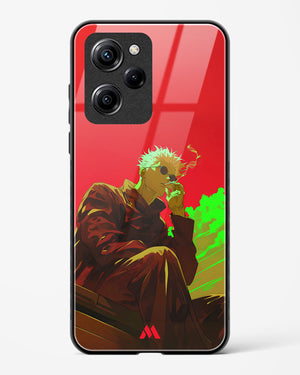 Scarlet Skies Serene Eyes Glass Case Phone Cover (Xiaomi)