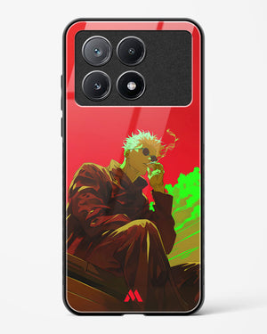 Scarlet Skies Serene Eyes Glass Case Phone Cover (Xiaomi)