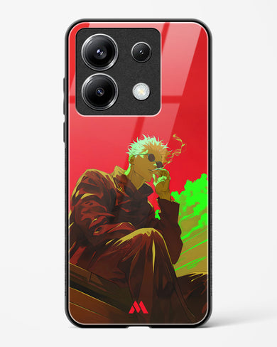 Scarlet Skies Serene Eyes Glass Case Phone Cover (Xiaomi)