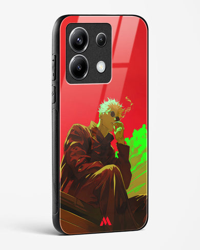 Scarlet Skies Serene Eyes Glass Case Phone Cover (Xiaomi)