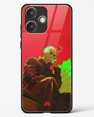 Scarlet Skies Serene Eyes Glass Case Phone Cover (Xiaomi)