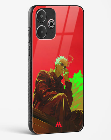 Scarlet Skies Serene Eyes Glass Case Phone Cover (Xiaomi)
