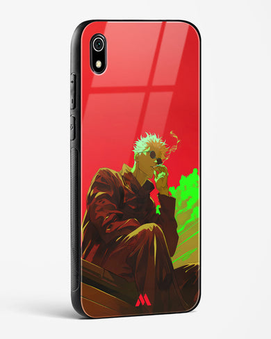 Scarlet Skies Serene Eyes Glass Case Phone Cover (Xiaomi)