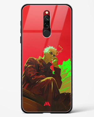 Scarlet Skies Serene Eyes Glass Case Phone Cover (Xiaomi)