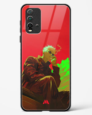 Scarlet Skies Serene Eyes Glass Case Phone Cover (Xiaomi)