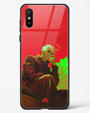Scarlet Skies Serene Eyes Glass Case Phone Cover (Xiaomi)