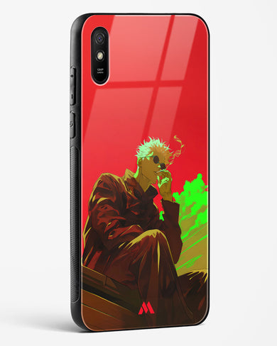 Scarlet Skies Serene Eyes Glass Case Phone Cover (Xiaomi)