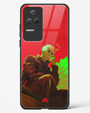 Scarlet Skies Serene Eyes Glass Case Phone Cover (Xiaomi)