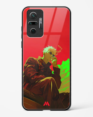 Scarlet Skies Serene Eyes Glass Case Phone Cover (Xiaomi)