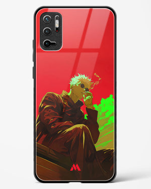 Scarlet Skies Serene Eyes Glass Case Phone Cover (Xiaomi)