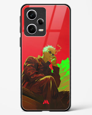 Scarlet Skies Serene Eyes Glass Case Phone Cover (Xiaomi)