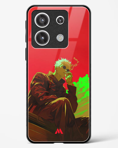 Scarlet Skies Serene Eyes Glass Case Phone Cover (Xiaomi)