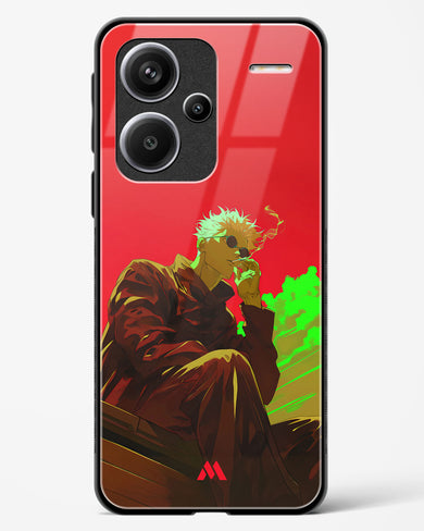 Scarlet Skies Serene Eyes Glass Case Phone Cover (Xiaomi)
