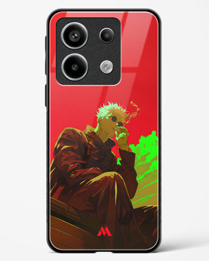 Scarlet Skies Serene Eyes Glass Case Phone Cover (Xiaomi)