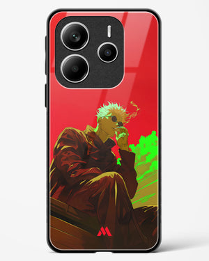 Scarlet Skies Serene Eyes Glass Case Phone Cover (Xiaomi)