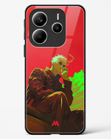 Scarlet Skies Serene Eyes Glass Case Phone Cover (Xiaomi)
