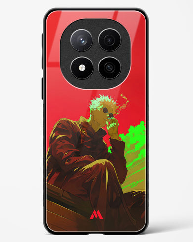 Scarlet Skies Serene Eyes Glass Case Phone Cover (Xiaomi)