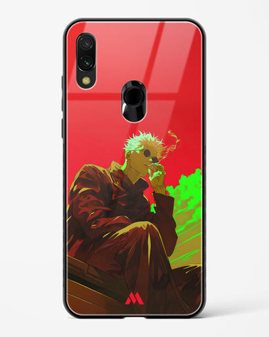 Scarlet Skies Serene Eyes Glass Case Phone Cover (Xiaomi)