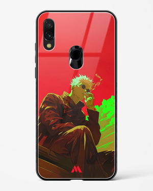 Scarlet Skies Serene Eyes Glass Case Phone Cover (Xiaomi)