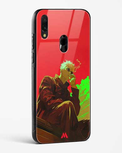 Scarlet Skies Serene Eyes Glass Case Phone Cover (Xiaomi)