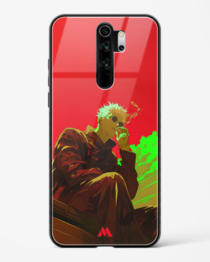 Scarlet Skies Serene Eyes Glass Case Phone Cover (Xiaomi)