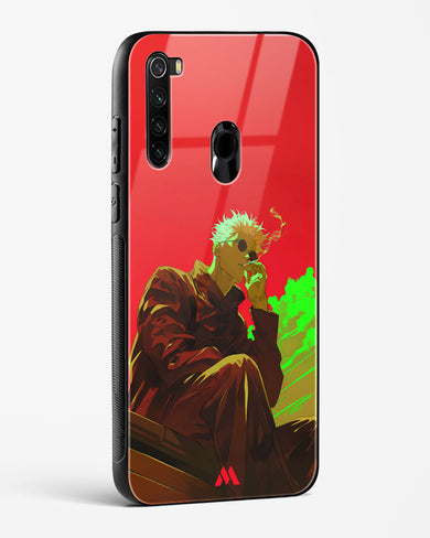 Scarlet Skies Serene Eyes Glass Case Phone Cover (Xiaomi)