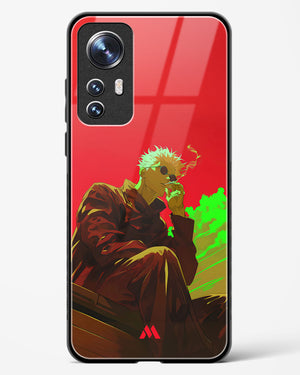 Scarlet Skies Serene Eyes Glass Case Phone Cover (Xiaomi)