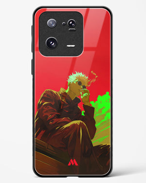 Scarlet Skies Serene Eyes Glass Case Phone Cover (Xiaomi)