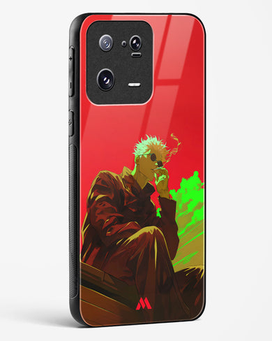 Scarlet Skies Serene Eyes Glass Case Phone Cover (Xiaomi)