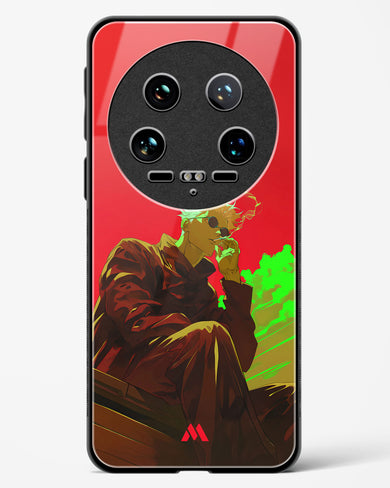 Scarlet Skies Serene Eyes Glass Case Phone Cover (Xiaomi)