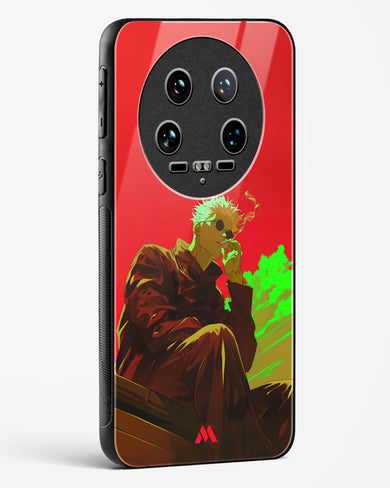 Scarlet Skies Serene Eyes Glass Case Phone Cover (Xiaomi)