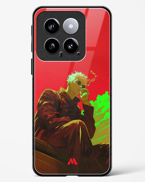 Scarlet Skies Serene Eyes Glass Case Phone Cover (Xiaomi)