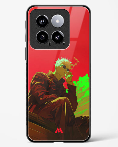 Scarlet Skies Serene Eyes Glass Case Phone Cover (Xiaomi)