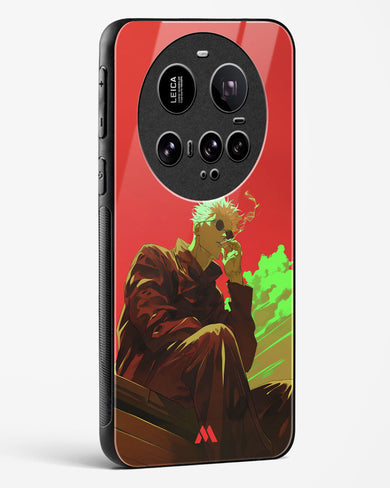Scarlet Skies Serene Eyes Glass Case Phone Cover (Xiaomi)