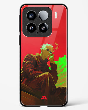 Scarlet Skies Serene Eyes Glass Case Phone Cover (Xiaomi)