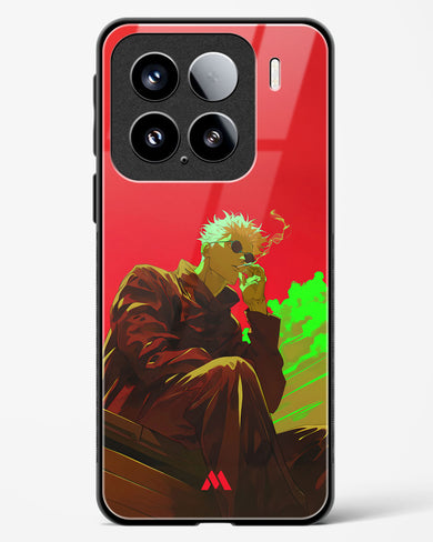 Scarlet Skies Serene Eyes Glass Case Phone Cover (Xiaomi)