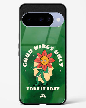 Good Vibes Only Glass Case Phone Cover (Google)