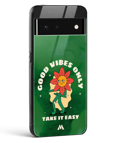 Good Vibes Only Glass Case Phone Cover (Google)